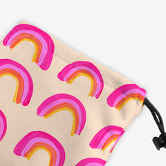 Rainbow Collection Pattern Dice Bag - CatCoq - Corner - Pink