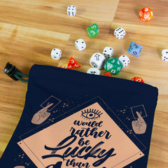 I'd Rather Be Lucky Dice Bag