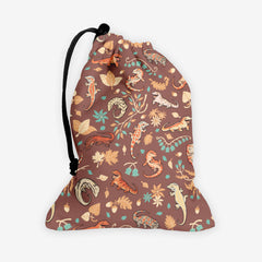 Autumn Geckos Dice Bag