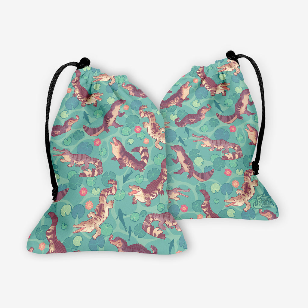 Crocos In Water Dice Bag