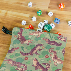 Crocos In Water Dice Bag