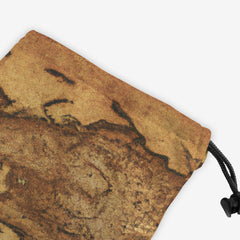 Antique Map Dice Bag