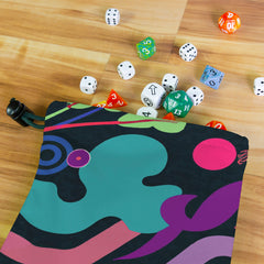 Cyberspace Shapes Dice Bag