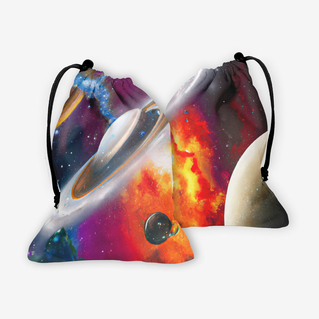 Fiery Space Dice Bag