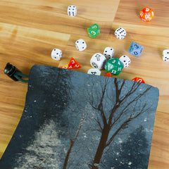 Forest In The Snow Dice Bag