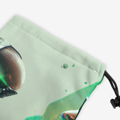 Green Crystal Astronaut Dice Bag