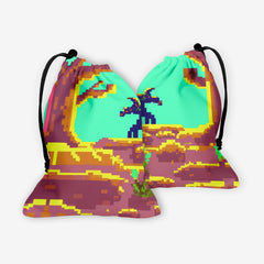 Pixel Dinoland Dice Bag
