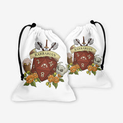 Barbarian D20 Dice Bag