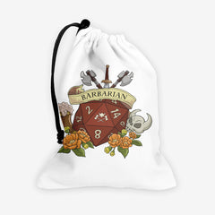 Barbarian D20 Dice Bag