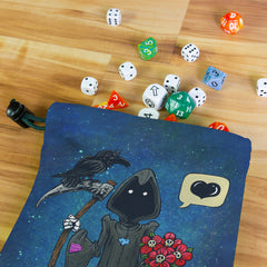 My Black Heart Dice Bag