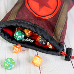 Aurora And The White Dragon Dice Bag - Kari-Ann Anderson - Lifestyle