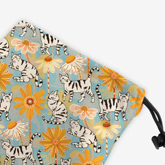 Daisy Cats Dice Bag - TigaTiga - Corner - Blue