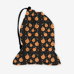 Dice In The Pumpkin Patch Dice Bag - Hannah Dowell - Mockup - Black