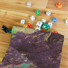 Poster-Plastered Wall Dice Bag