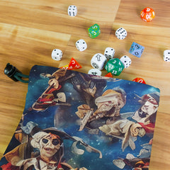 AI Alien Costume Party in Space Dice Bag