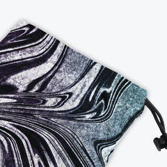 Abstract Marbled Paper Dice Bag