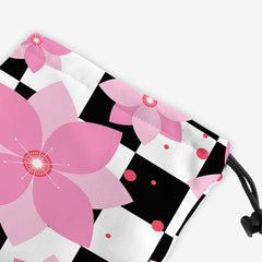 Blooming Cherry Blossoms Dice Bag - Inked Gaming - HD - Corner
