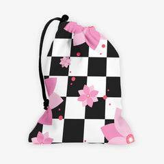 Blooming Cherry Blossoms Dice Bag - Inked Gaming - HD - Mockup