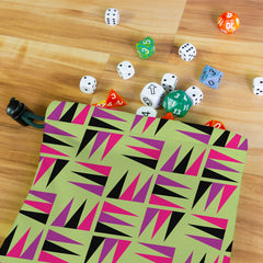 Bowling Alley Carpet Dice Bag