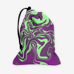 Don't Close Your Eyes Dice Bag - Inked Gaming - HD - Mockup - Purple