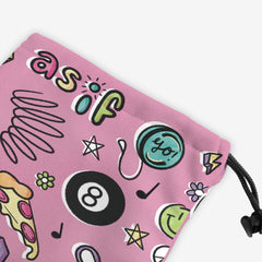 Doodles Dice Bag - Inked Gaming - CC - Corner - Stickers