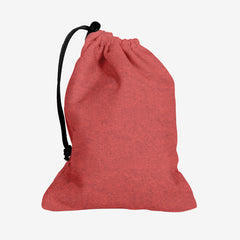 Faux Felt Pattern Dice Bag - Inked Gaming - EG - Mockup - Red