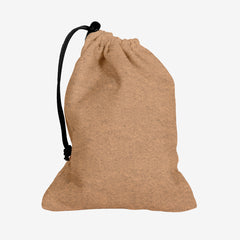 Faux Felt Pattern Dice Bag - Inked Gaming - EG - Mockup - Tan