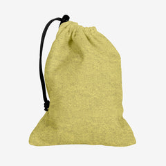 Faux Felt Pattern Dice Bag - Inked Gaming - EG - Mockup - Yellow