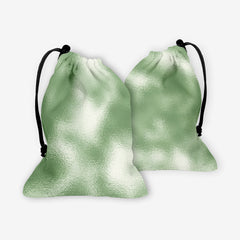 Faux Frosted Glass Pattern Dice Bag - Inked Gaming - EG - Mockup - Green - FB