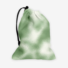 Faux Frosted Glass Pattern Dice Bag - Inked Gaming - EG - Mockup - Green