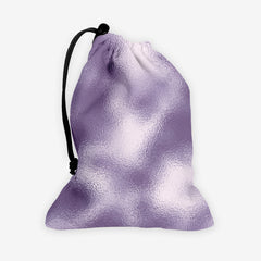 Faux Frosted Glass Pattern Dice Bag - Inked Gaming - EG - Mockup - Purple