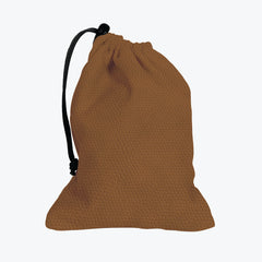 Faux Leather Pattern Dice Bag - Inked Gaming - EG - Mockup - Brown