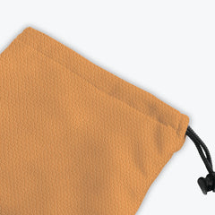 Faux Leather Pattern Dice Bag - Inked Gaming - EG - Corner - Tan