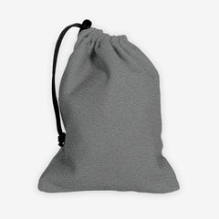 Faux Leather Pattern Dice Bag - Inked Gaming - EG - Mockup - Grey