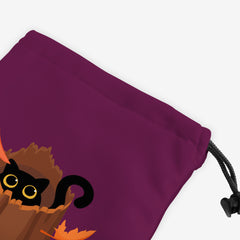 Feline Fall Time Dice Bag