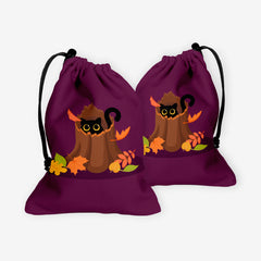 Feline Fall Time Dice Bag