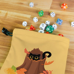 Feline Fall Time Dice Bag