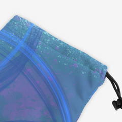 Fiber Glass Dice Bag - Inked Gaming - LL - Corner - Light 