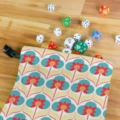 Flower Power Dice Bag