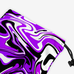 Gradient Liquid Dice Bag - Inked Gaming - HD - Corner  - Purple