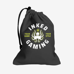 Inked Gaming Logo Dice Bag - Inked Gaming - EG - Mockup - Seaweed