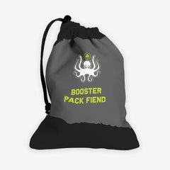 Inked Phrases "Booster Pack Fiend" Dice Bag - IInked Gaming - EG - Mockup - Rock 
