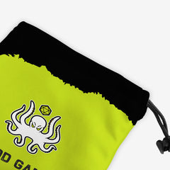 Inked Phrases "Good Game" Dice Bag - Inked Gaming - EG - Corner - Seaweed