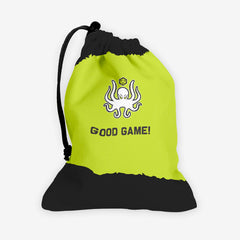 Inked Phrases "Good Game" Dice Bag - Inked Gaming - EG - Mockup - Seaweed