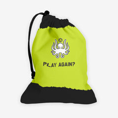 Inked Phrases "Play Again?" Dice Bag - Inked Gaming - EG - Mockup - Seaweed