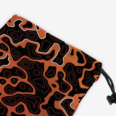 Islands And Waves Dice Bag - Inked Gaming - HD - Corner - Red