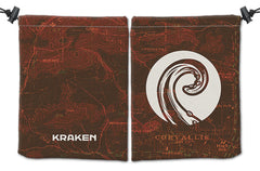 Kraken Circle Dice Bag - Inked Gaming - KB - Mockup - Rust