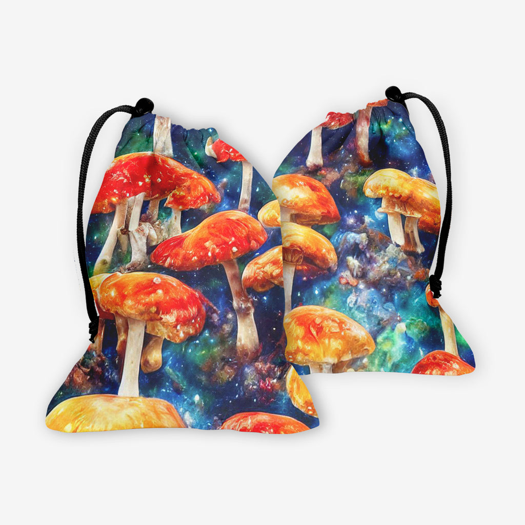 Mushroom Space Garden Dice Bag