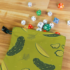 Pickle Pattern Dice Bag