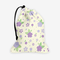 Picnic With Flowers Dice Bag - Inked Gaming - HD - Mockup - Lavender